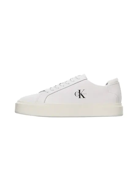 Calvin Klein Nízke tenisky  sivá / čierna / biela