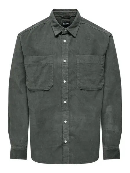 Only & Sons Košeľa 'ONSAlp'  tmavosivá