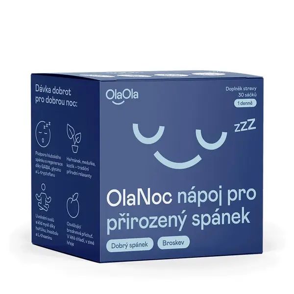 OlaNoc nápoj pro přirozený spánek, 30 ks