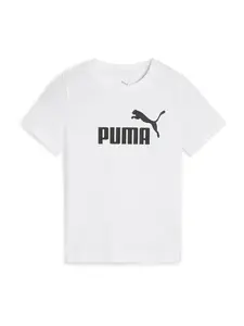 PUMA Tričko 'ESS No. 1'  čierna / biela