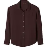 GAP V-LS GAUZE BIG Dámska košeľa, hnedá, veľkosť