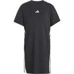 adidas 3-STRIPES TEE DRESS W Dámske šaty, čierna, veľkosť