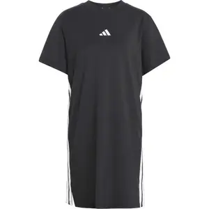 adidas 3-STRIPES TEE DRESS W Dámske šaty, čierna, veľkosť