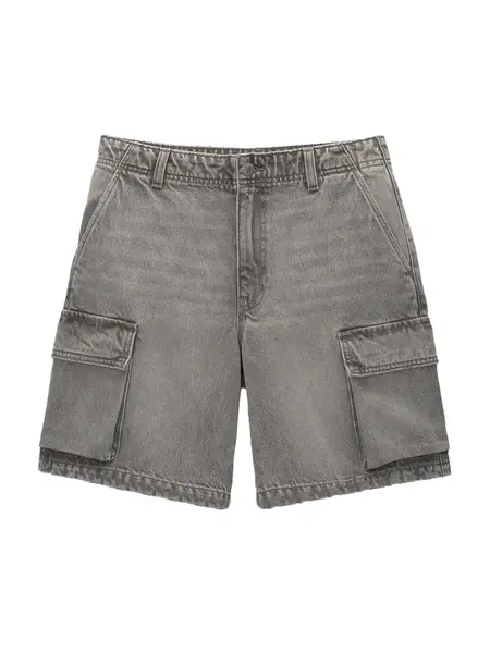 Pull&Bear Rifľové kapsáče  čierny denim