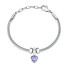 Morellato Půvabný ocelový náramek se srdíčkem Drops SCZ1345