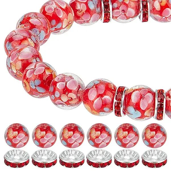 DIY Flower Beads Jewelry Making Finding Kits