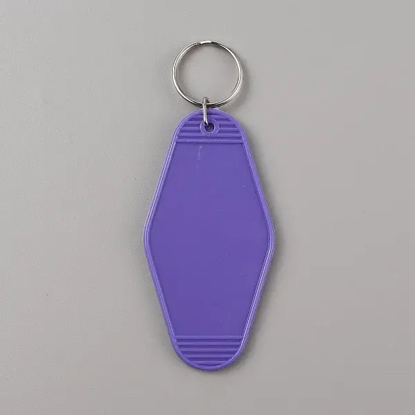 Plastic Blank Motel Keychain