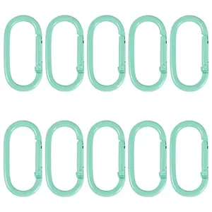 10Pcs Alloy Spring Gate Rings