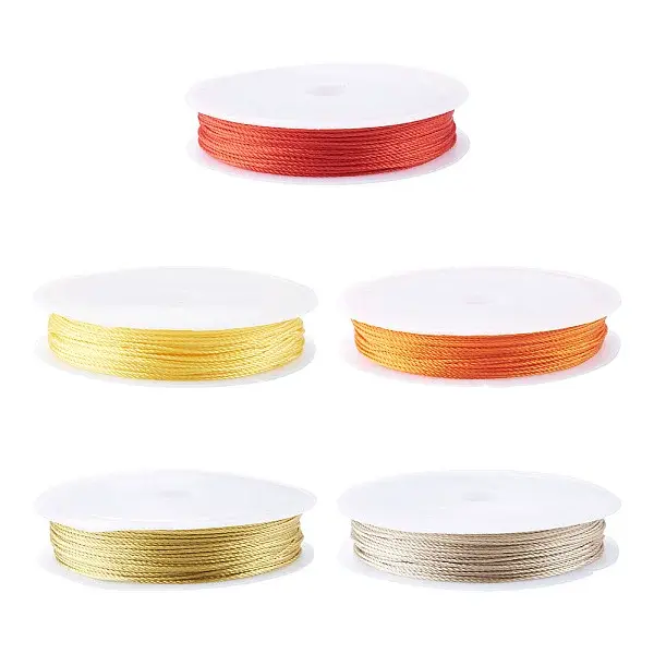 50M 5 Colors 12-Ply Polyester Threads