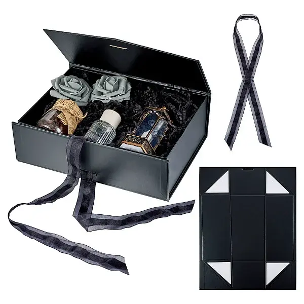 Rectangle Foldable Paper Gift Storage Boxes