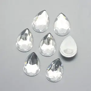 Acrylic Rhinestone Flat Back Cabochons