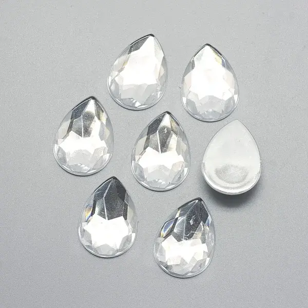 Acrylic Rhinestone Flat Back Cabochons