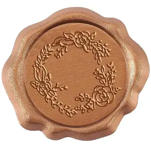 50Pcs Adhesive Wax Stamp Stickers