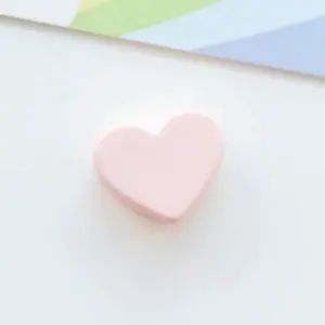 Rubberized Style Opaque Acrylic Beads