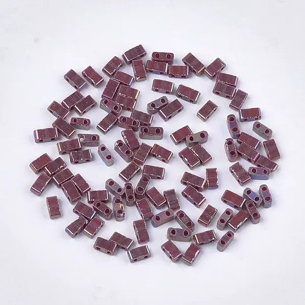 2-Hole Opaque Glass Seed Beads