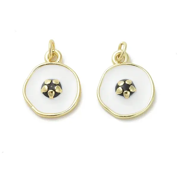 Brass Enamel Pendants