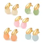 Teardrop Resin Stud Earrings