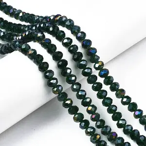 Electroplate Glass Beads Strands