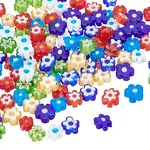 120Pcs 8 Styles Glass Beads