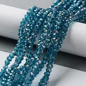Electroplate Glass Beads Strands