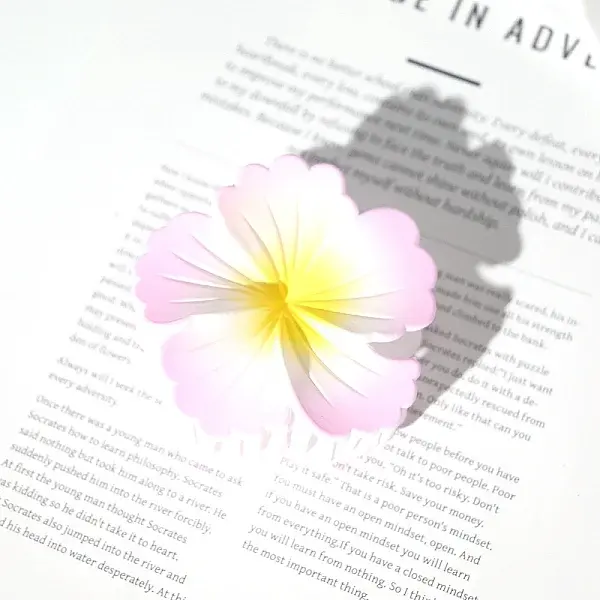 Flower Plastic Claw Hair Clips