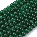 Crackle Glass Beads Strands