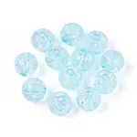 Transparent Crackle Acrylic Beads