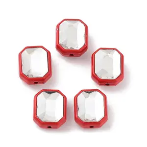 Spray Painted Alloy Bead