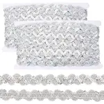 2Pcs Polyester Paillette Beads