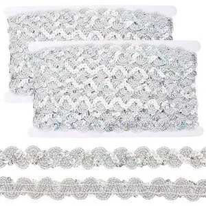 2Pcs Polyester Paillette Beads