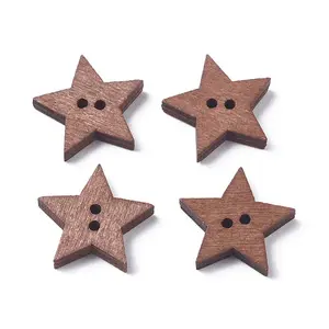 Baking Paint Wooden Buttons