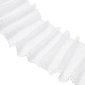 5 Yards Flower Pattern Polyester Lace Fabric