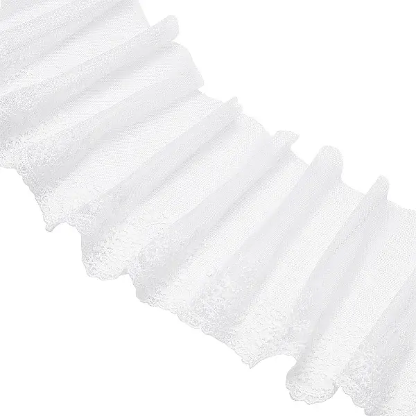 5 Yards Flower Pattern Polyester Lace Fabric