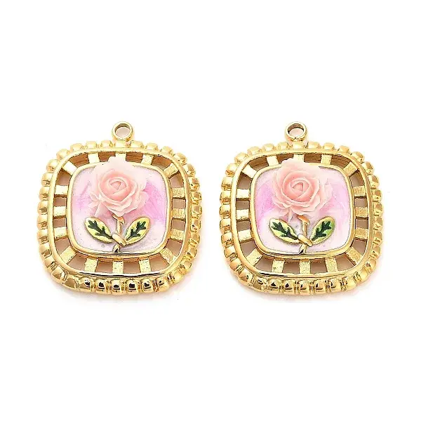 304 Stainless Steel Enamel Pendants