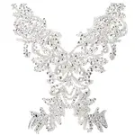1Pc Rhinestone Flower Appliques