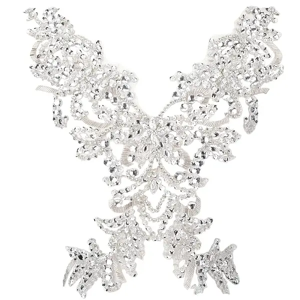 1Pc Rhinestone Flower Appliques