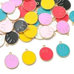 35Pcs 7 Styles Alloy Enamel Pendants