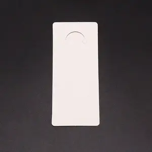 Blank Paper Keyring Display Card