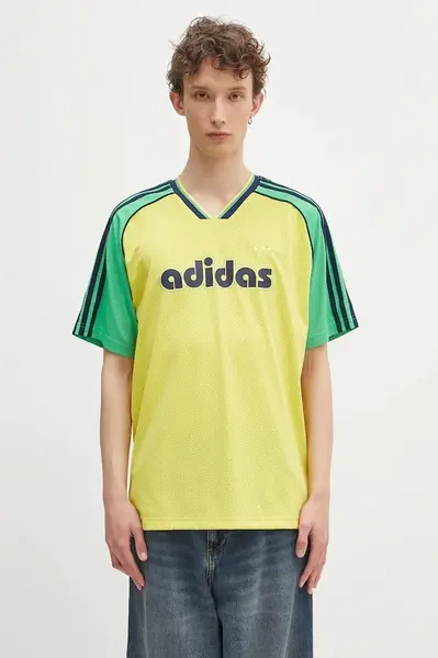 Tričko adidas Originals Jersey pánské, žlutá barva, JD0813