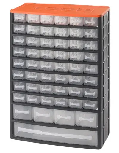 TOOD Box na nářadí 53 zásuvek, 330x170x480 mm, plast