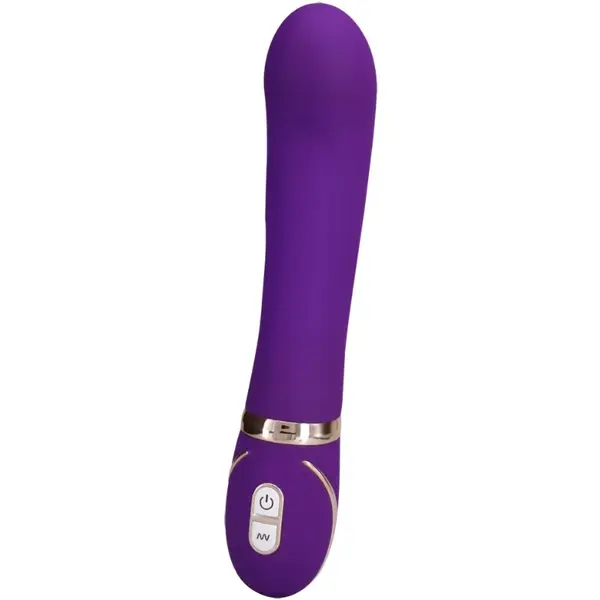 Vibrátor s dvojitým silikónom Front Row Purple
