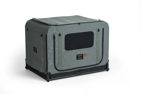 FIKAGO Skládací kennel přepravka Queen L Green