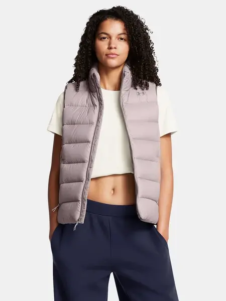 Dámská vesta Under Armour LEGEND DOWN VEST-GRY - Dámské