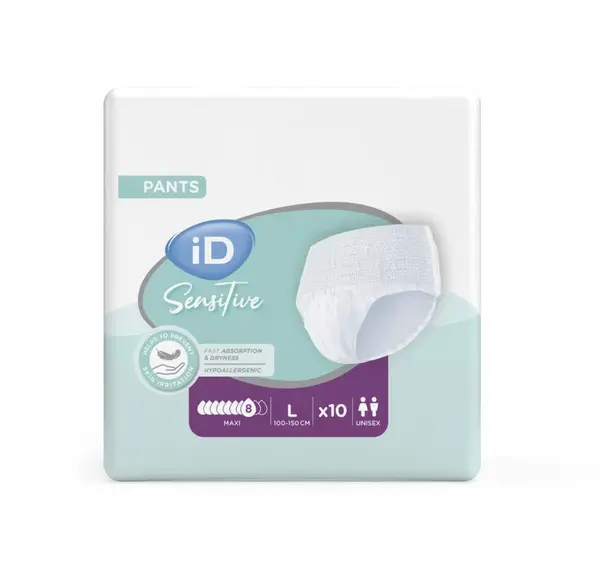 iD Pants Sensitive Large Maxi 10 ks