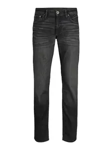 JACK & JONES Džínsy 'JJIClark'  čierny denim
