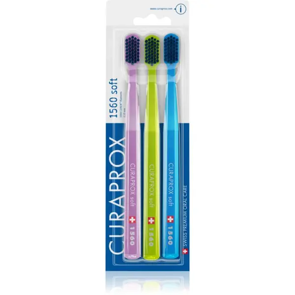 Curaprox 1560 Soft zubní kartáček 3 ks