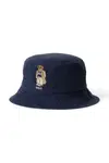 Bavlněný klobouk Polo Ralph Lauren Loft Bucket tmavomodrá barva, 710972685