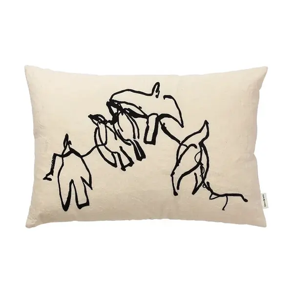 Dekorativní polštář ferm LIVING Vuelo béžová barva