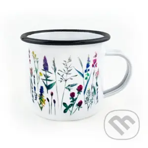 Smaltovaný hrnek Louka