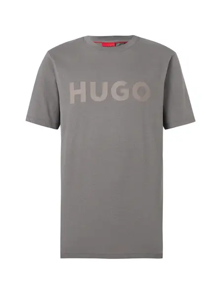 HUGO Tričko 'Dulivio'  farby bahna / tmavosivá